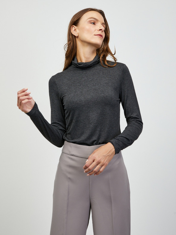 ZOOT.lab Tamno siva ženska majica s dolčevitom ZOOT.lab Alto