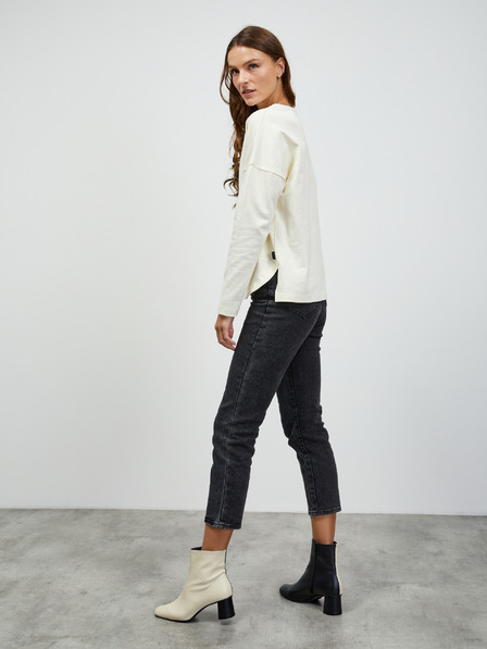 ZOOT.lab Krem ženska basic majica s dugim rukavima ZOOT.lab Bambie