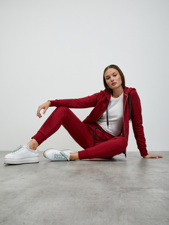 ZOOT.lab Ženska ZOOT.lab Laura vinski hoodie s patentnim zatvaračem