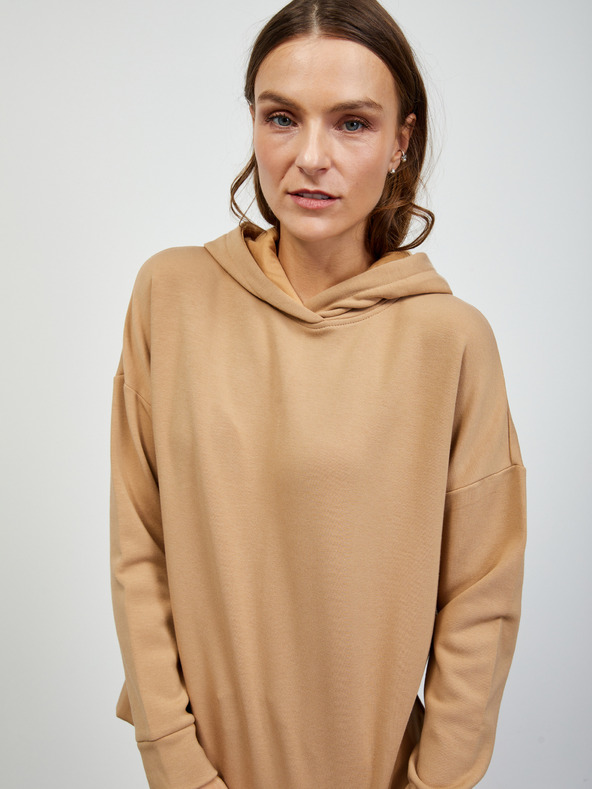 ZOOT.lab Bež ženska base majica s kapuljačom ZOOT.lab Noor