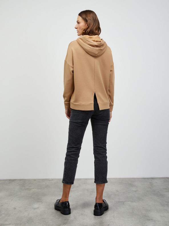 ZOOT.lab Bež ženska base majica s kapuljačom ZOOT.lab Noor