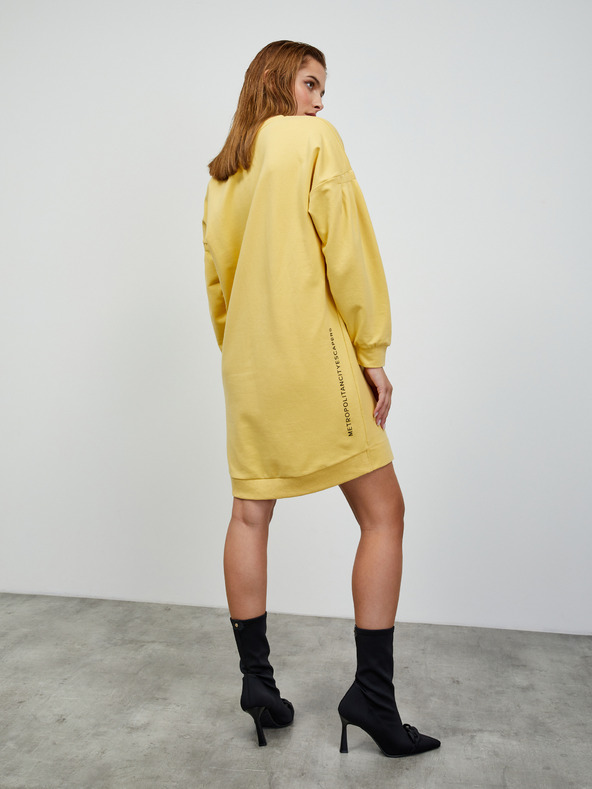 ZOOT.lab Žuti sweatshirt basic haljina ZOOT.lab Sloane