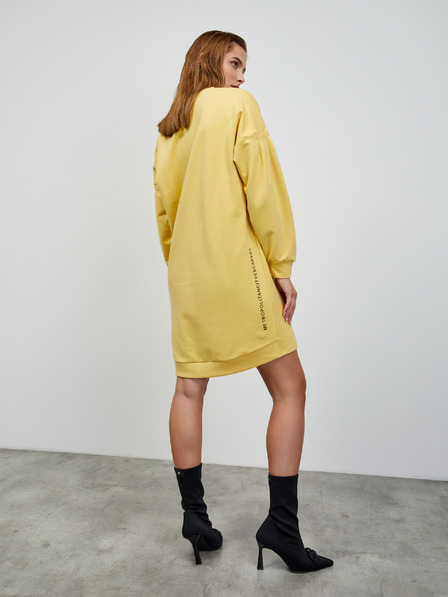 ZOOT.lab Žuti sweatshirt basic haljina ZOOT.lab Sloane