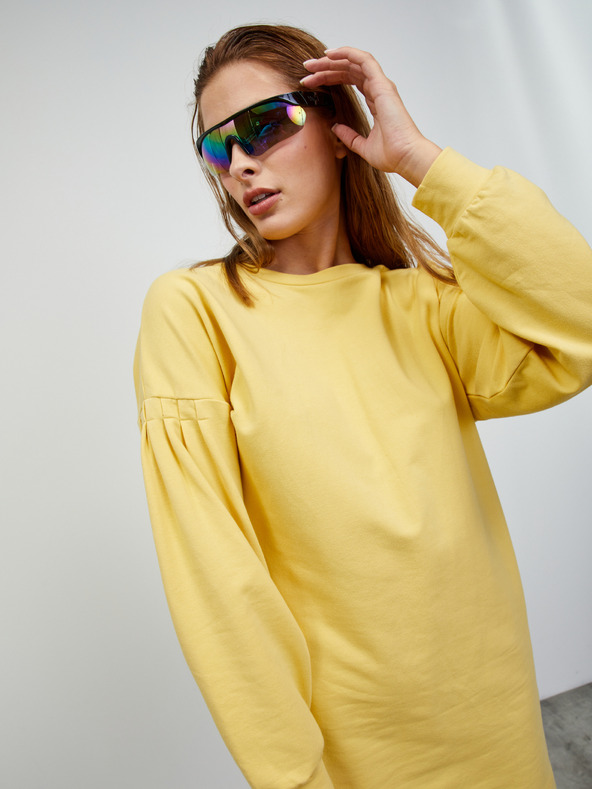 ZOOT.lab Žuti sweatshirt basic haljina ZOOT.lab Sloane