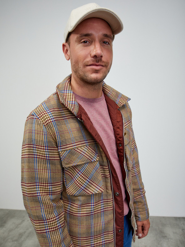 ZOOT.lab Stara roza muška tigrasta osnovna majica ZOOT.lab Rex