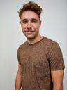ZOOT.lab Smeđa muška tigrasta osnovna majica ZOOT.lab Rex