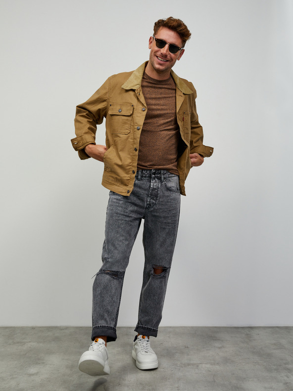 ZOOT.lab Smeđa muška tigrasta osnovna majica ZOOT.lab Rex