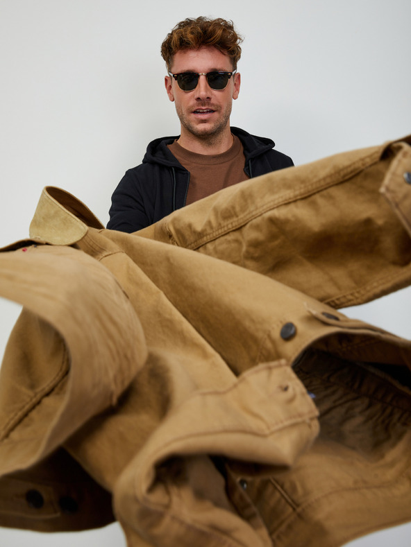 ZOOT.lab Crna muška osnovna majica s kapuljačom na patentni zatvarač ZOOT.lab Ralph