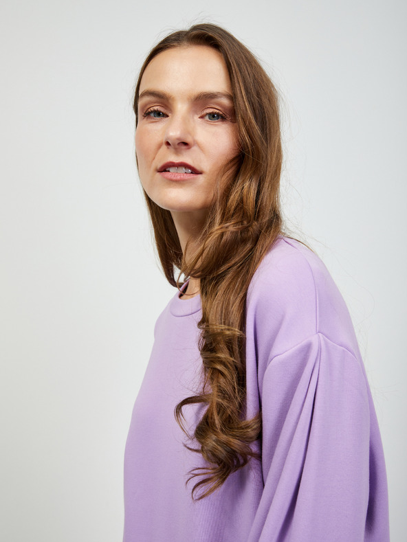 ZOOT.lab Svijetlo ljubičasta ženska base majica ZOOT.lab Brooklin