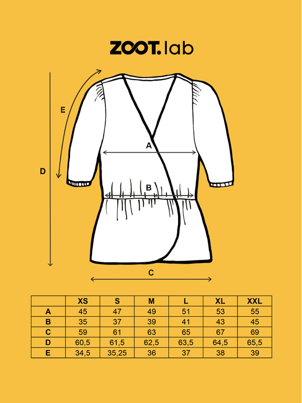 ZOOT.lab Crna ženska bluza na pruge ZOOT.lab Oline