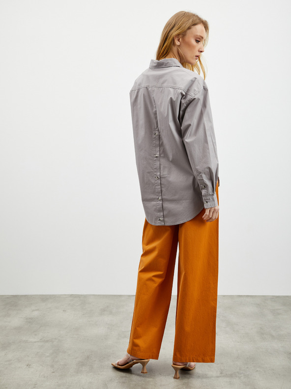 ZOOT.lab Svijetlo siva ženska oversize košulja ZOOT.lab Rosalinde