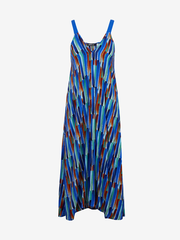 ZOOT.lab Plava ženska midi haljina s uzorkom ZOOT.lab Mari