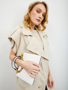 ZOOT.lab Bež ženski džemper prsluk s dodatkom lana ZOOT.lab Danae