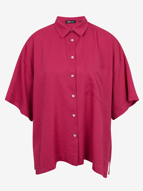 ZOOT.lab ZOOT.lab Rhiannon tamnoružičasta ženska oversize košulja