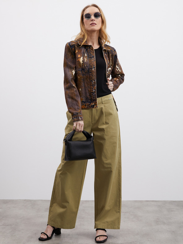 ZOOT.lab Kaki ženske široke hlače ZOOT.lab Tersita