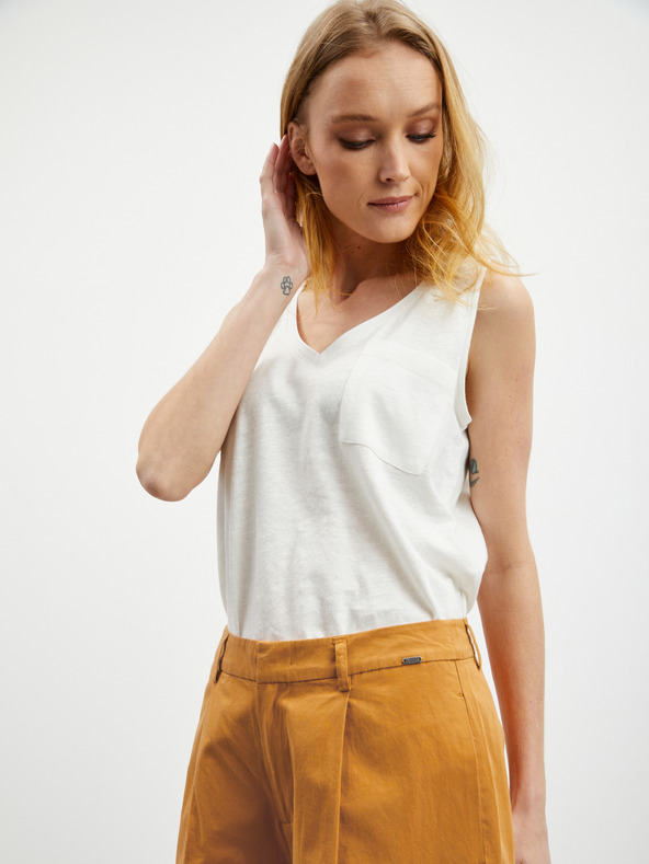 ZOOT.lab Narančaste ženske široke hlače ZOOT.lab Tersita