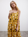 ZOOT.lab Senf ženska maxi haljina s uzorkom i volanom ZOOT.lab Grete
