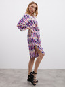 ZOOT.lab Ružičasto-ljubičasta ženska preklopna haljina s uzorkom ZOOT.lab Fifi