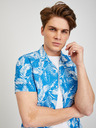 ZOOT.lab ZOOT.lab Darrel plava muška košulja kratkih rukava s uzorkom