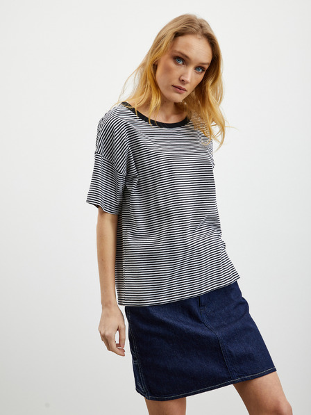 ZOOT.lab Crna ženska majica na pruge ZOOT.lab Floss