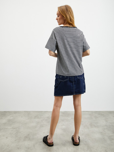 ZOOT.lab Crna ženska majica na pruge ZOOT.lab Floss