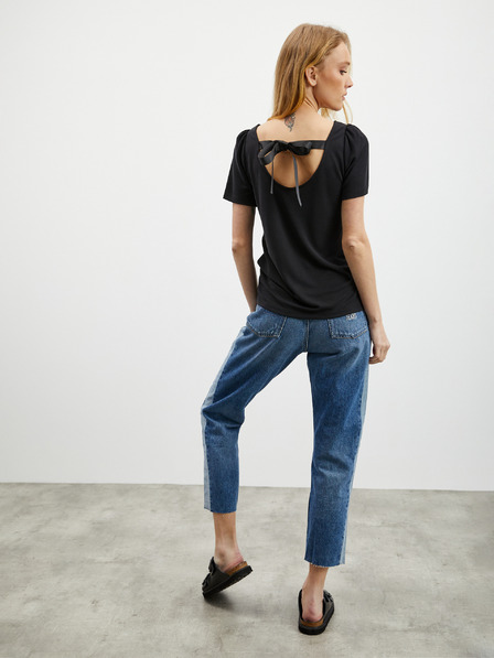 ZOOT.lab Crna ženska majica s vezicama na leđima ZOOT.lab Romy