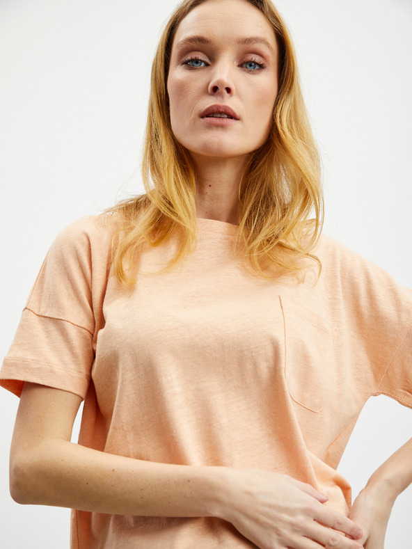 ZOOT.lab Apricot ženska ZOOT.lab Harriet lanena majica