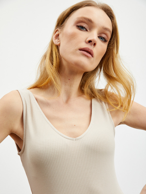 ZOOT.lab Svijetlo smeđi ženski rebrasti bodi ZOOT.lab Olga