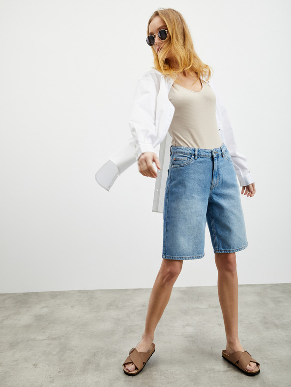 ZOOT.lab Svijetlo smeđi ženski rebrasti bodi ZOOT.lab Olga