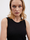 ZOOT.lab Crna ženska rebrasta majica bez rukava ZOOT.lab Reza