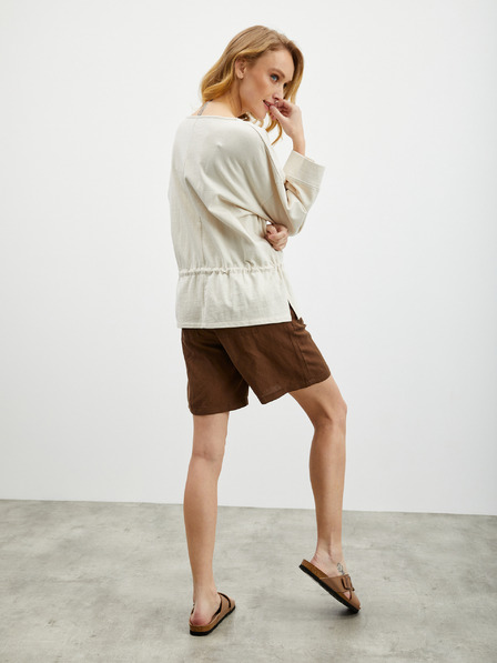 ZOOT.lab Krem oversized trenirka s vezicama oko struka ZOOT.lab