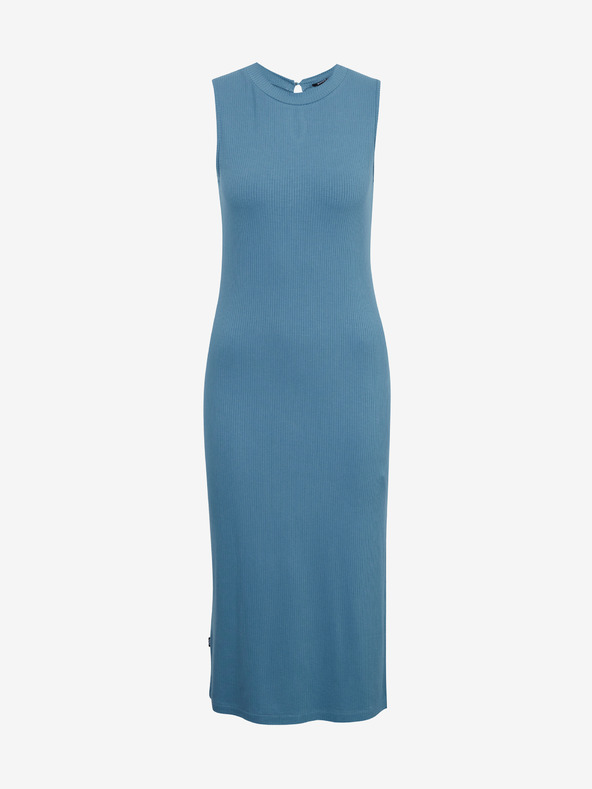 ZOOT.lab Svijetloplava ženska rebrasta haljina s prorezom ZOOT.lab Delie