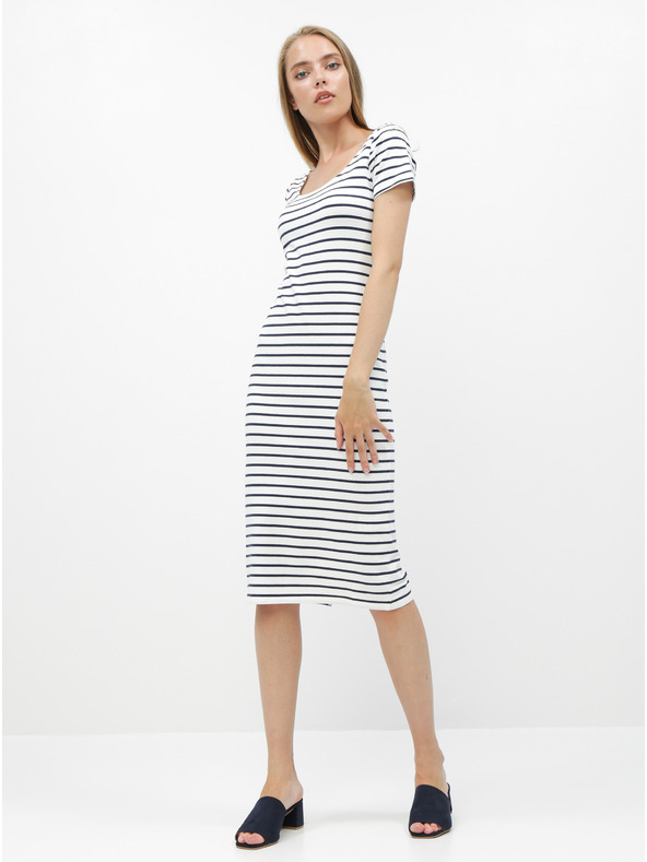 ZOOT.lab Plavo-bijela prugasta osnovna haljina ZOOT.lab Junne