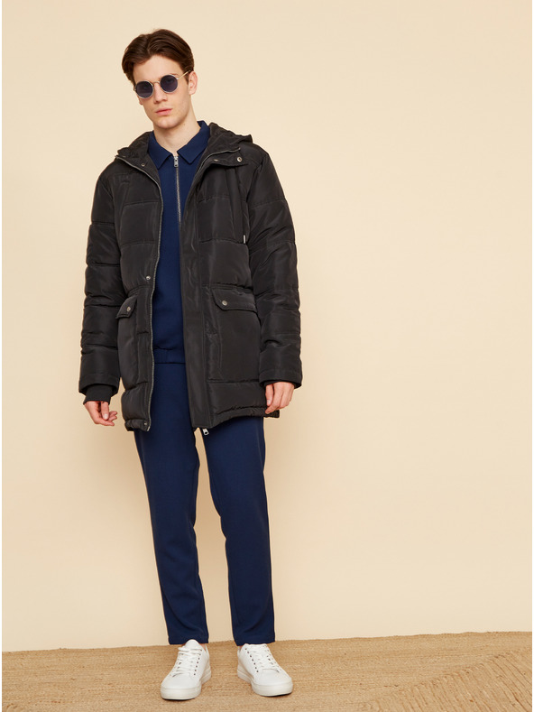 ZOOT.lab Crna muška prošivena zimska jakna ZOOT.lab