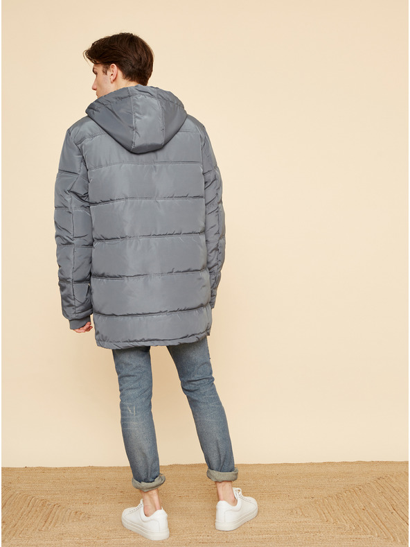 ZOOT.lab Siva muška prošivena zimska jakna ZOOT.lab