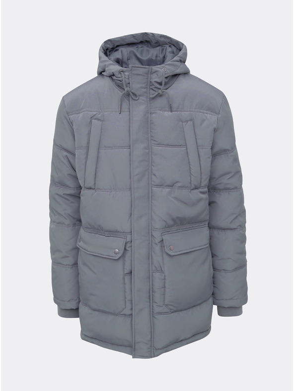 ZOOT.lab Siva muška prošivena zimska jakna ZOOT.lab