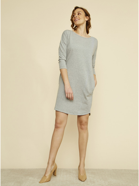 ZOOT.lab Siva osnovna haljina ZOOT.lab Serena
