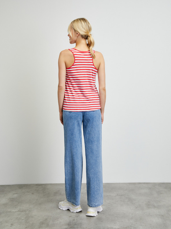 ZOOT.lab Bijelo-crvena ženska majica na pruge ZOOT.lab Josefina