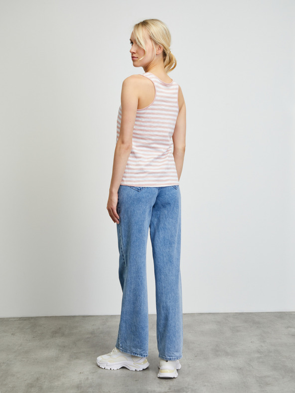 ZOOT.lab Bijelo-roza ženska majica na pruge ZOOT.lab Josefina