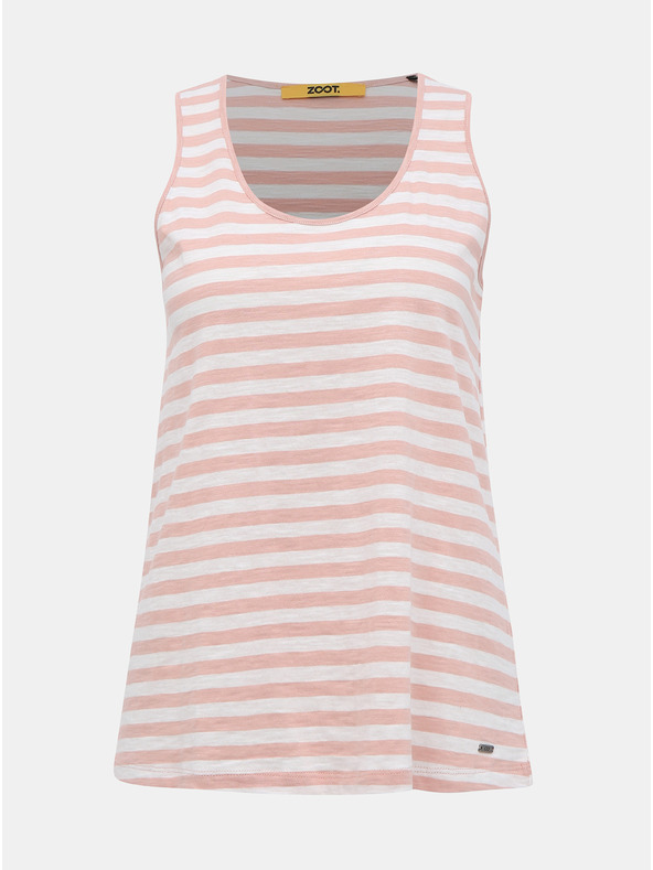 ZOOT.lab Bijelo-roza ženska majica na pruge ZOOT.lab Josefina