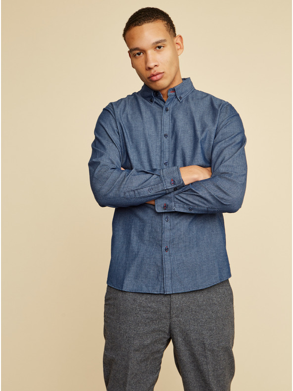 ZOOT.lab Plava muška košulja ZOOT.lab Aiden