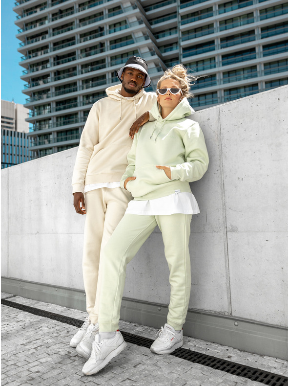 ICOONIC Svijetlo zelene unisex osnovne trenirke ICOONIC