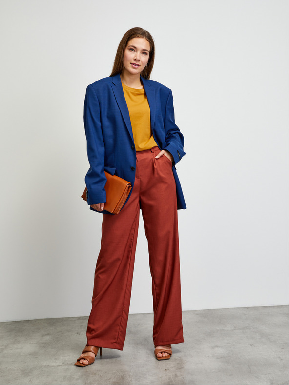 ZOOT.lab Basic majica kratkih rukava u boji senfa METROOPOLIS by ZOOT.lab Leora