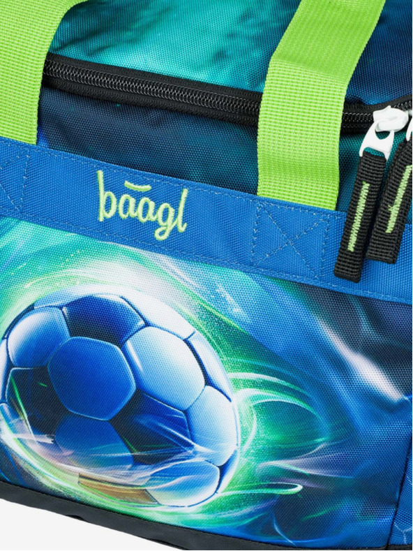 BAAGL  Plava dječja sportska torba Nogomet Lopta Baagl