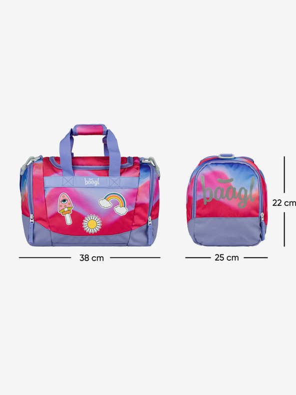 BAAGL  Crvena Dječja sportska torba Hippie Baagl