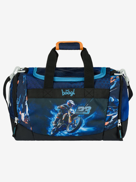 BAAGL  Plava Dječja sportska torba Motorbike Baagl