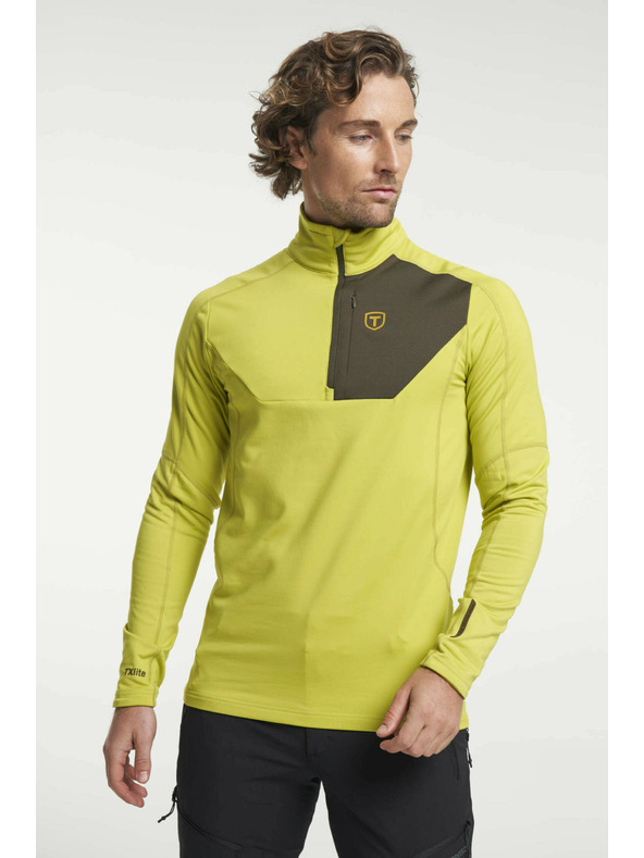 Tenson Muška funkcionalna majica s kapuljačom Tenson Txlite Halfzip M žuta