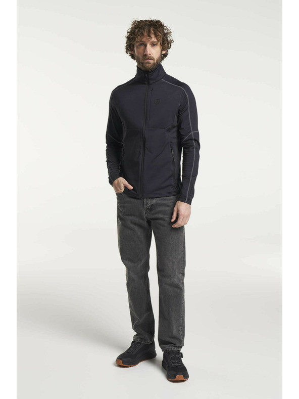 Tenson Muška funkcionalna majica s kapuljačom Tenson Txlite Full Zip M crna