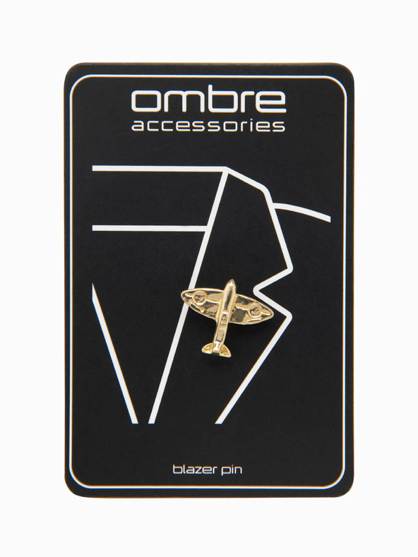 Ombre Clothing Ukrasna metalna kopča za haljine mala jednobojna zlatna Ombre odjeća