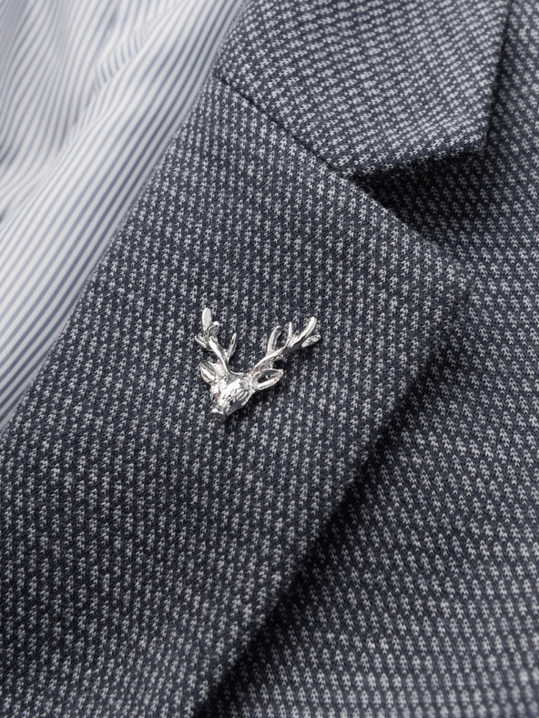 Ombre Clothing Ombre Clothing deer srebrna metalna ukrasna kopča za haljine